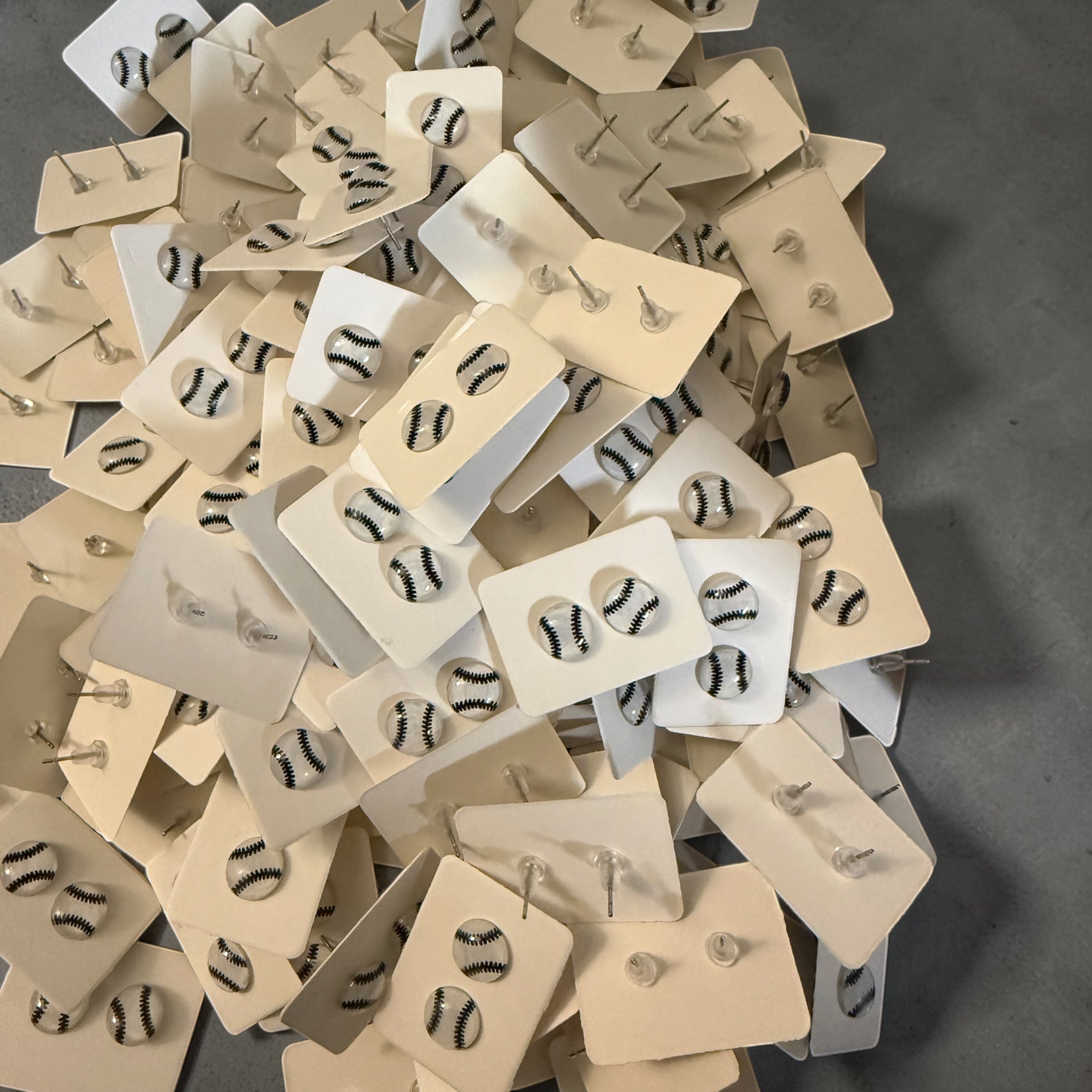 Baseball Stud Earrings