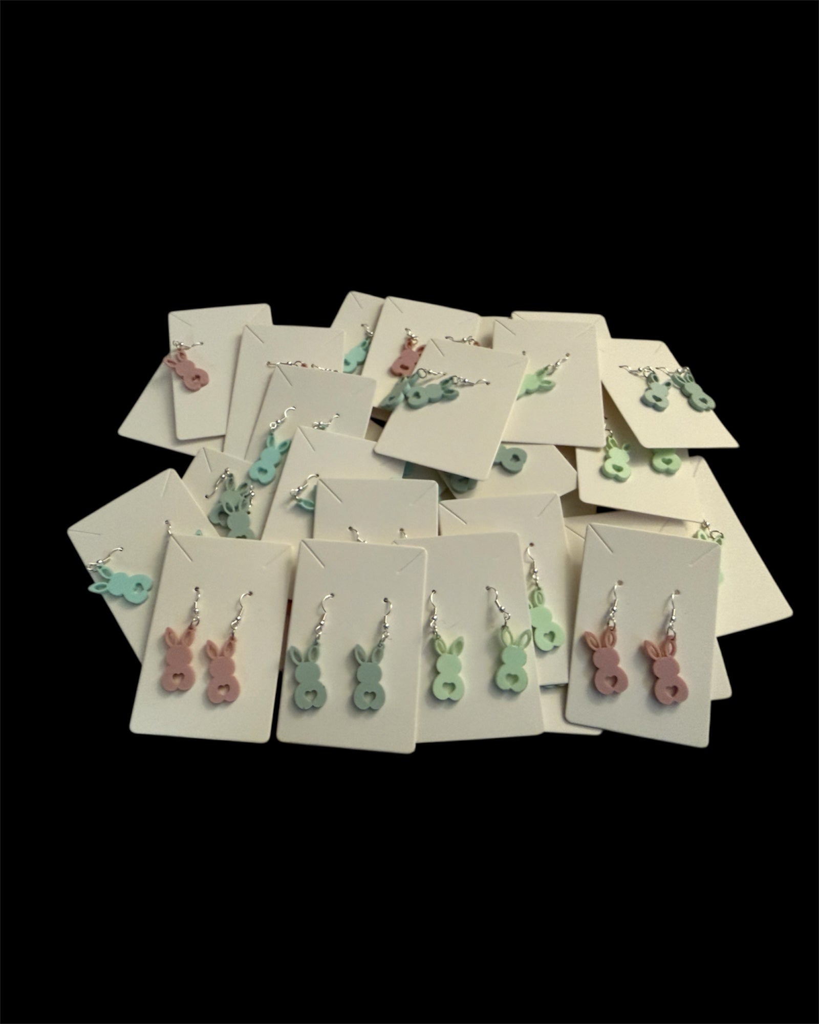 Bunny Heart Dangle Earring