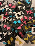 Retro Cowgirl Acrylic Stud Earring Mix