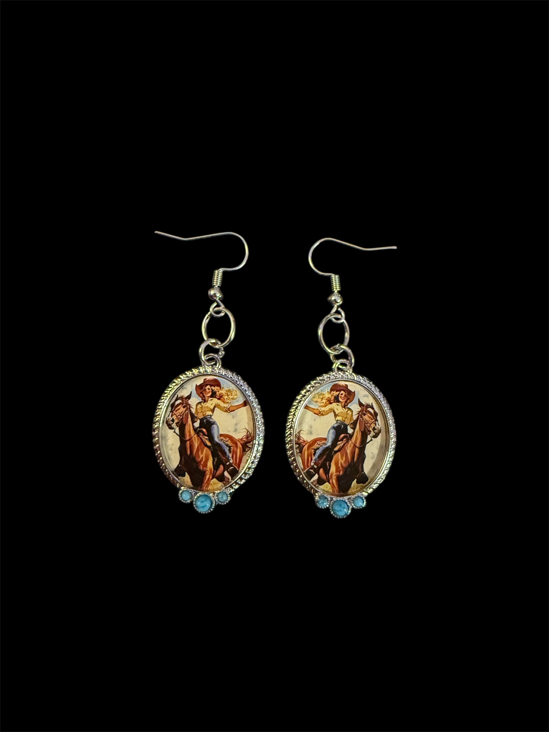 Vintage Cowgirl Dangle