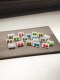 Preppy Girl Stud Earrings