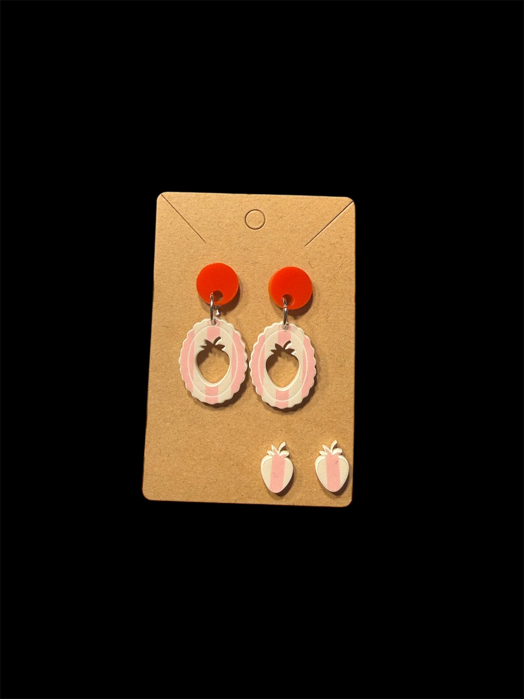 Strawberry Dreams Stud Set